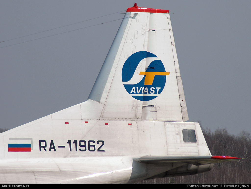 Aircraft Photo of RA-11962 | Antonov An-12BP | Aviast | AirHistory.net #67431