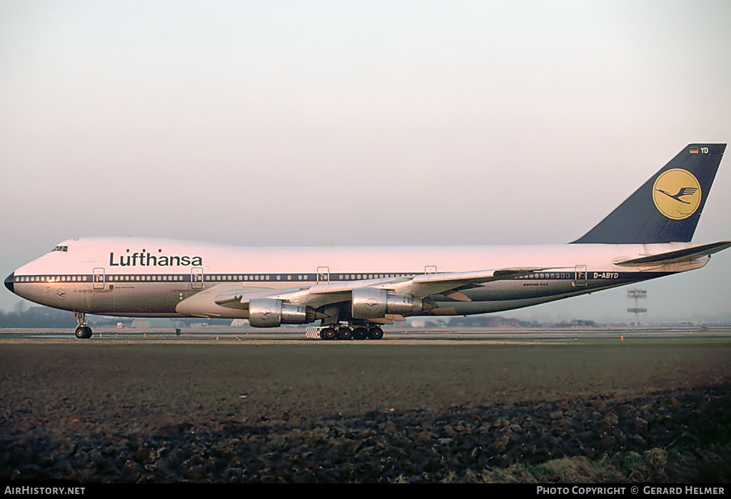 Aircraft Photo of D-ABYD | Boeing 747-230B | Lufthansa | AirHistory.net #67448