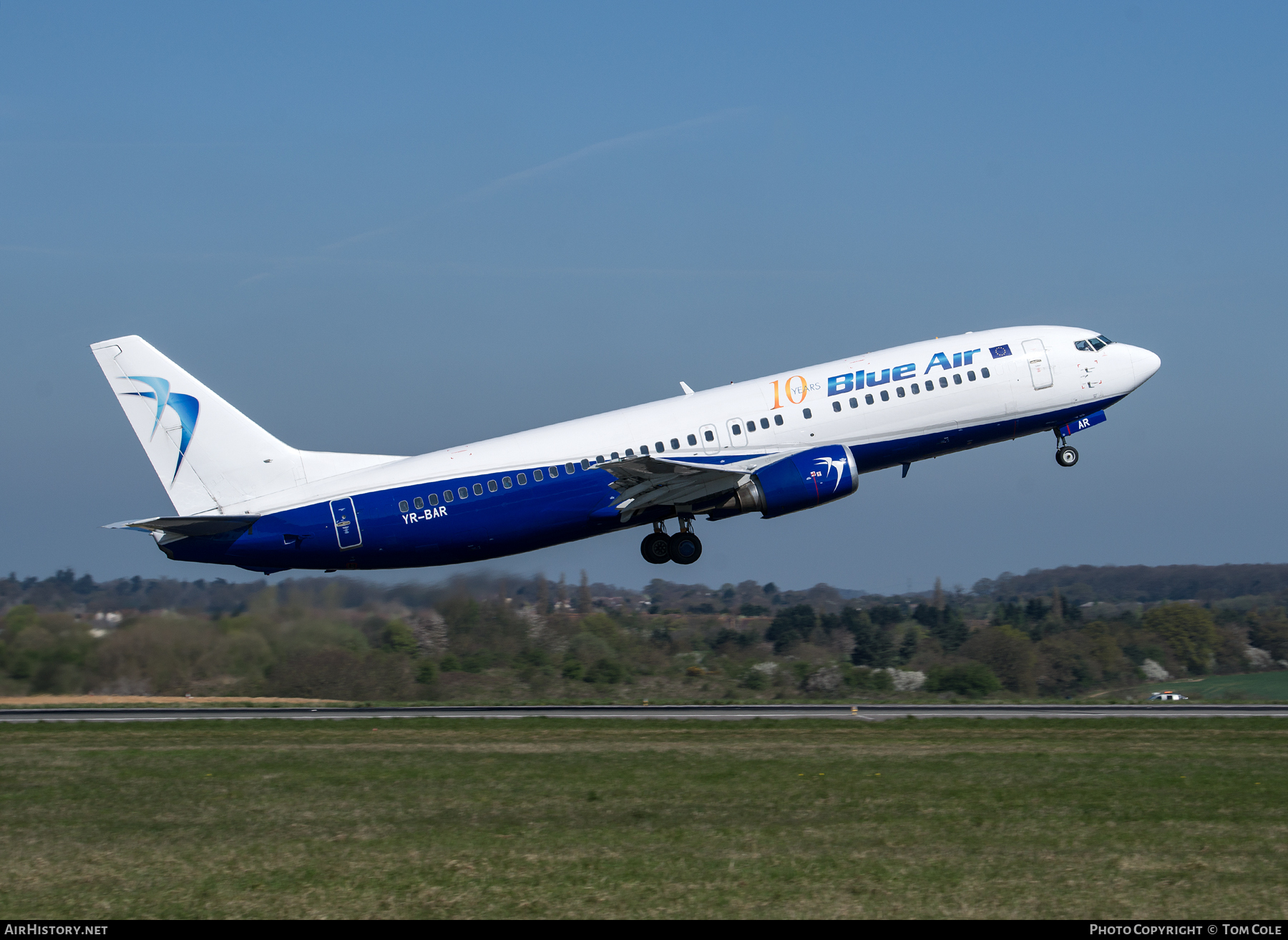 Aircraft Photo of YR-BAR | Boeing 737-4Q8 | Blue Air | AirHistory.net #67449