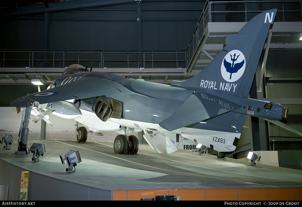 Aircraft Photo of XZ493 | British Aerospace Sea Harrier FRS1 | UK - Navy | AirHistory.net #67451