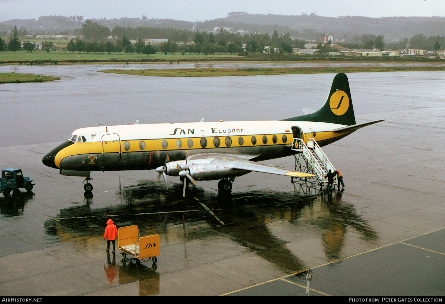 Aircraft Photo of HC-ASP | Vickers 828 Viscount | SAN - Servicios Aéreos Nacionales | AirHistory.net #67469