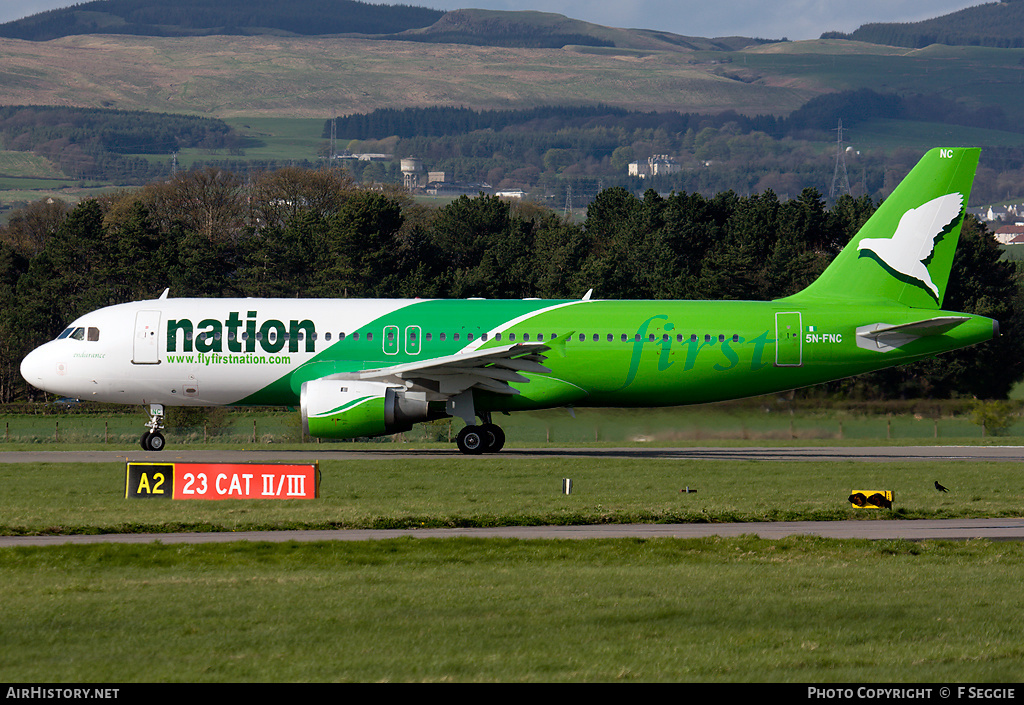 Aircraft Photo of 5N-FNC | Airbus A320-212 | First Nation Airways | AirHistory.net #67536