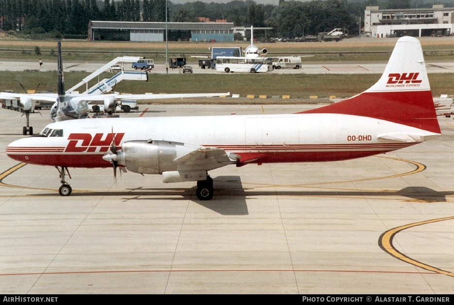 Aircraft Photo of OO-DHD | Convair 580 | DHL Worldwide Express | AirHistory.net #67548