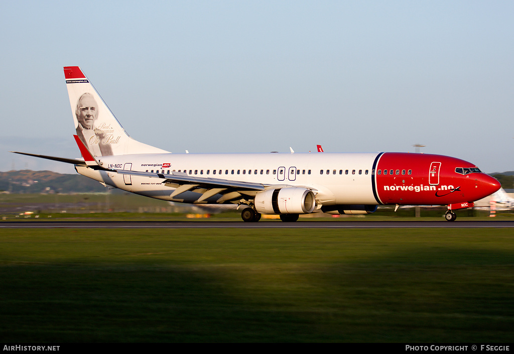 Aircraft Photo of LN-NOC | Boeing 737-81Q | Norwegian | AirHistory.net #67561