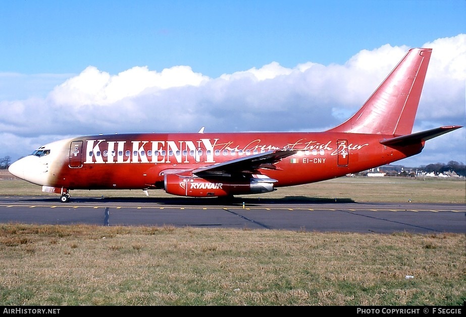 Aircraft Photo of EI-CNY | Boeing 737-230/Adv | Ryanair | AirHistory.net #67594