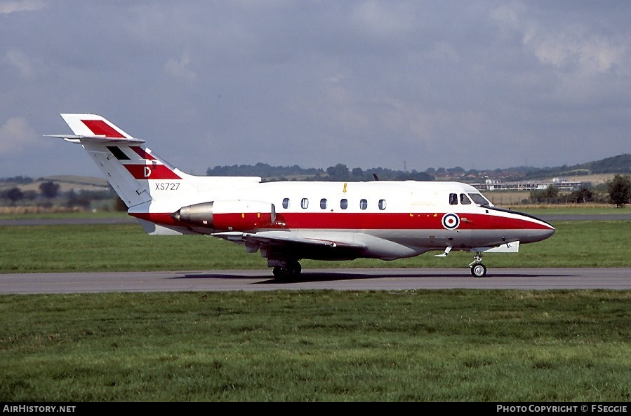 Aircraft Photo of XS727 | Hawker Siddeley HS-125-2 Dominie T1 | UK - Air Force | AirHistory.net #67619
