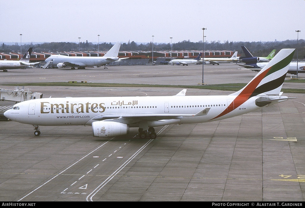 Aircraft Photo of A6-EAA | Airbus A330-243 | Emirates | AirHistory.net #67628