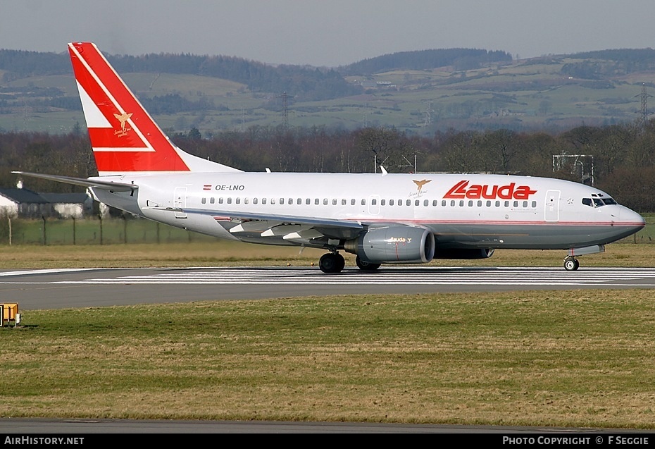 Aircraft Photo of OE-LNO | Boeing 737-7Z9 | Lauda Air | AirHistory.net #67639