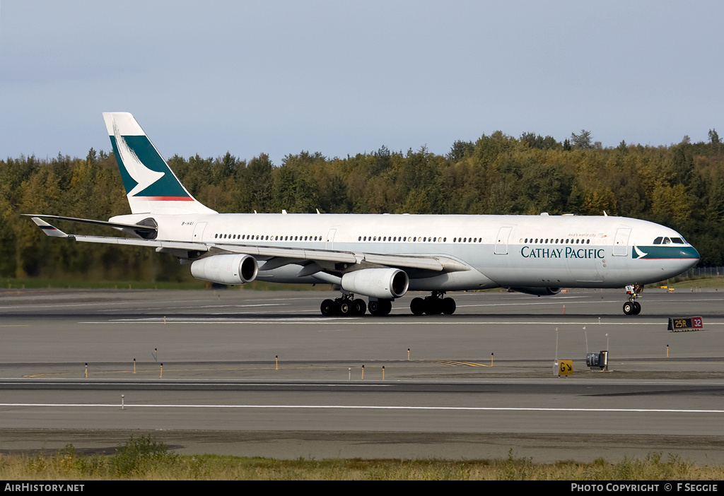 Aircraft Photo of B-HXI | Airbus A340-313 | Cathay Pacific Airways | AirHistory.net #67641