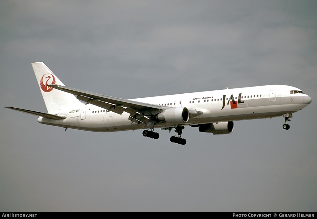 Aircraft Photo of JA8264 | Boeing 767-346 | Japan Airlines - JAL | AirHistory.net #67646