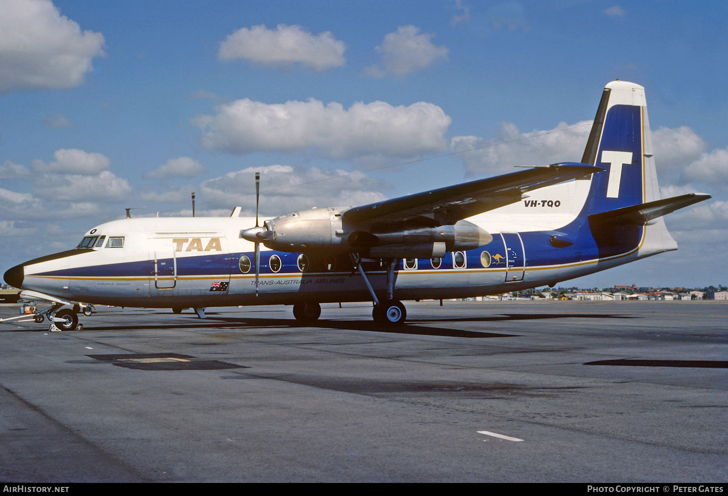 Aircraft Photo of VH-TQO | Fokker F27-600 Friendship | Trans-Australia Airlines - TAA | AirHistory.net #67653