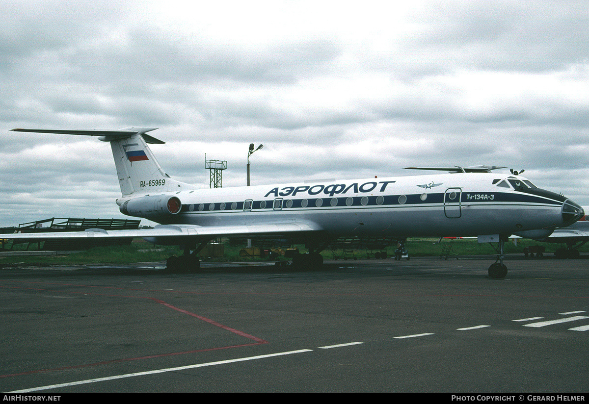 Aircraft Photo of RA-65969 | Tupolev Tu-134A-3 | Aeroflot | AirHistory.net #67655