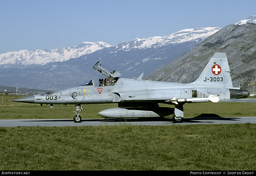 Aircraft Photo of J-3003 | Northrop F-5E Tiger II | Switzerland - Air Force | AirHistory.net #67658