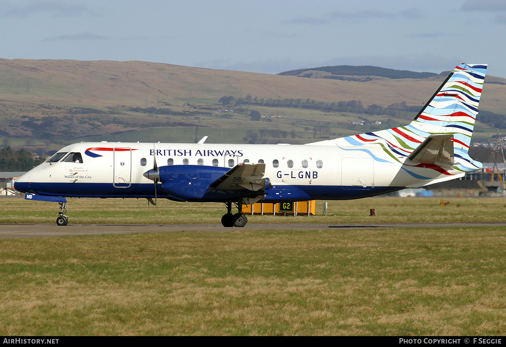 Aircraft Photo of G-LGNB | Saab 340B | British Airways | AirHistory.net #67666