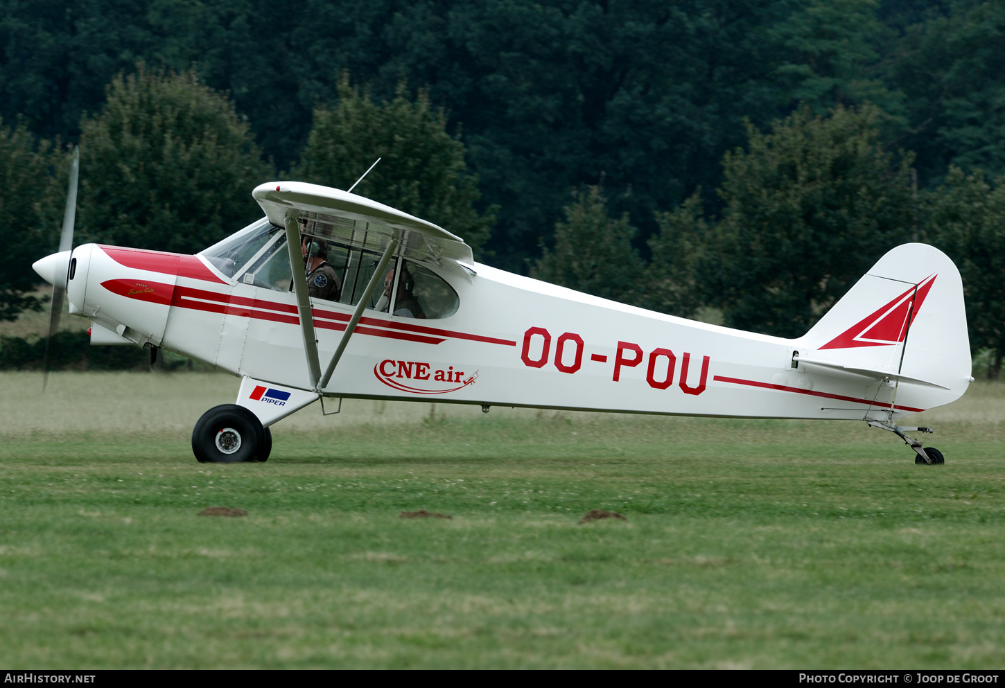 Aircraft Photo of OO-POU | Piper PA-18-150 Super Cub | CNE Air | AirHistory.net #67700