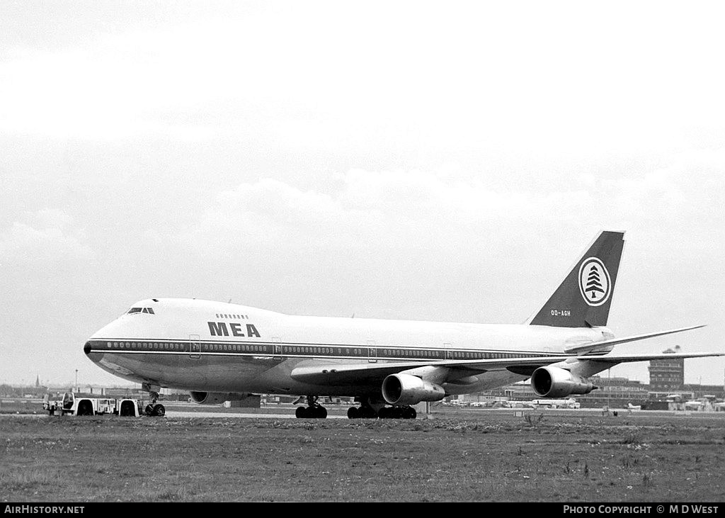 Aircraft Photo of OD-AGH | Boeing 747-2B4BM | MEA - Middle East Airlines | AirHistory.net #67721