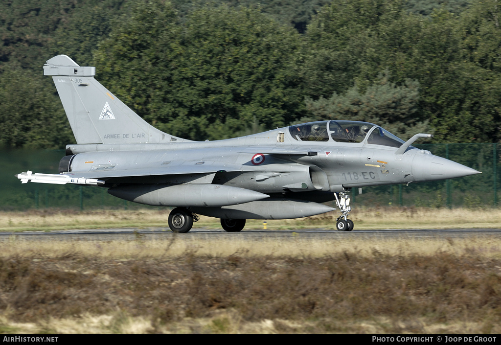 Aircraft Photo of 305 | Dassault Rafale B | France - Air Force | AirHistory.net #67724