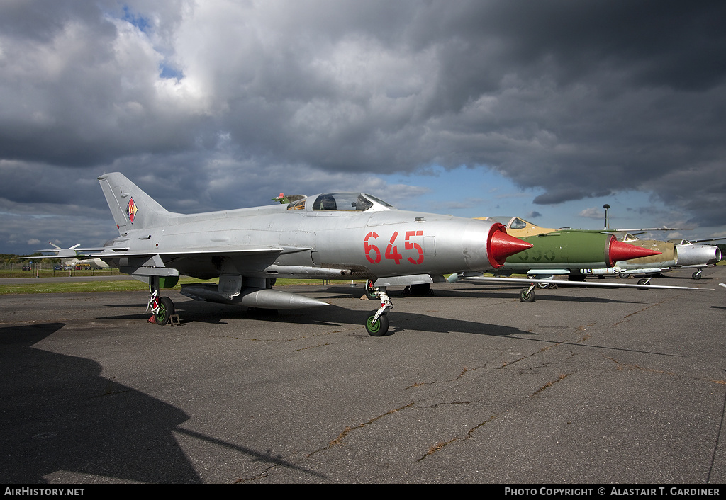 Aircraft Photo of 645 | Mikoyan-Gurevich MiG-21F-13 | East Germany - Air Force | AirHistory.net #67732