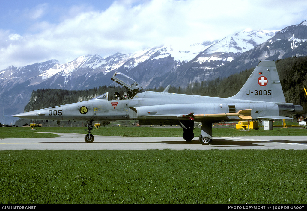 Aircraft Photo of J-3005 | Northrop F-5E Tiger II | Switzerland - Air Force | AirHistory.net #67737