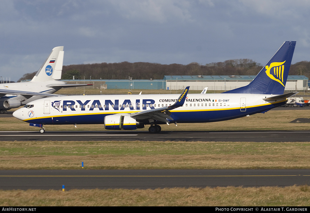 Aircraft Photo of EI-DWF | Boeing 737-8AS | Ryanair | AirHistory.net #67741