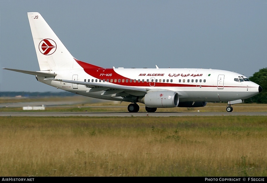 Aircraft Photo of 7T-VJS | Boeing 737-6D6 | Air Algérie | AirHistory.net #67743