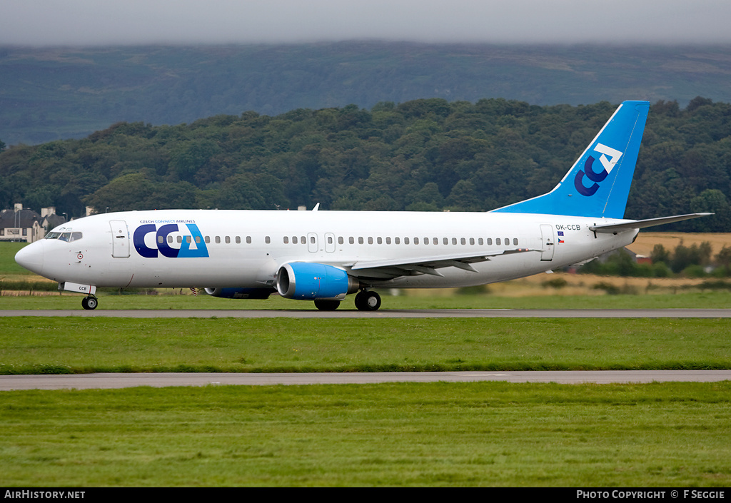 Aircraft Photo of OK-CCB | Boeing 737-42C | CCA - Czech Connect Airlines | AirHistory.net #67783