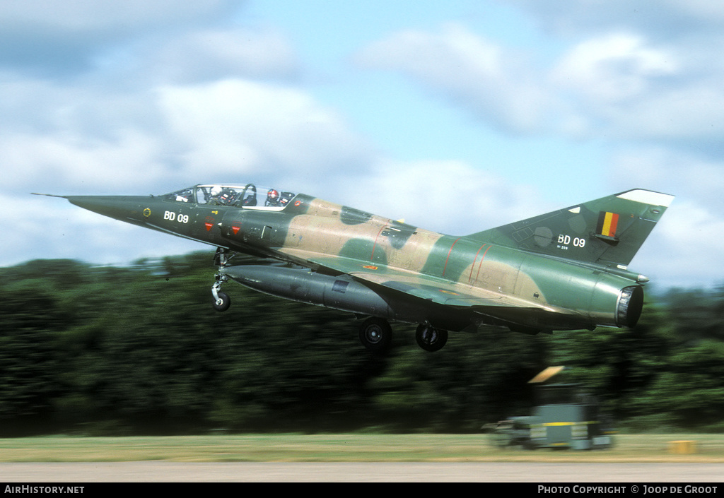 Aircraft Photo of BD09 | Dassault Mirage 5BD | Belgium - Air Force | AirHistory.net #67799