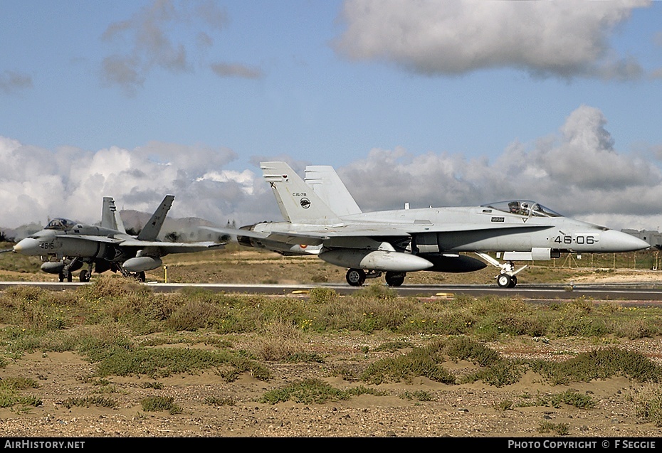 Aircraft Photo of C15-78 | McDonnell Douglas EF-18A Hornet | Spain - Air Force | AirHistory.net #67807