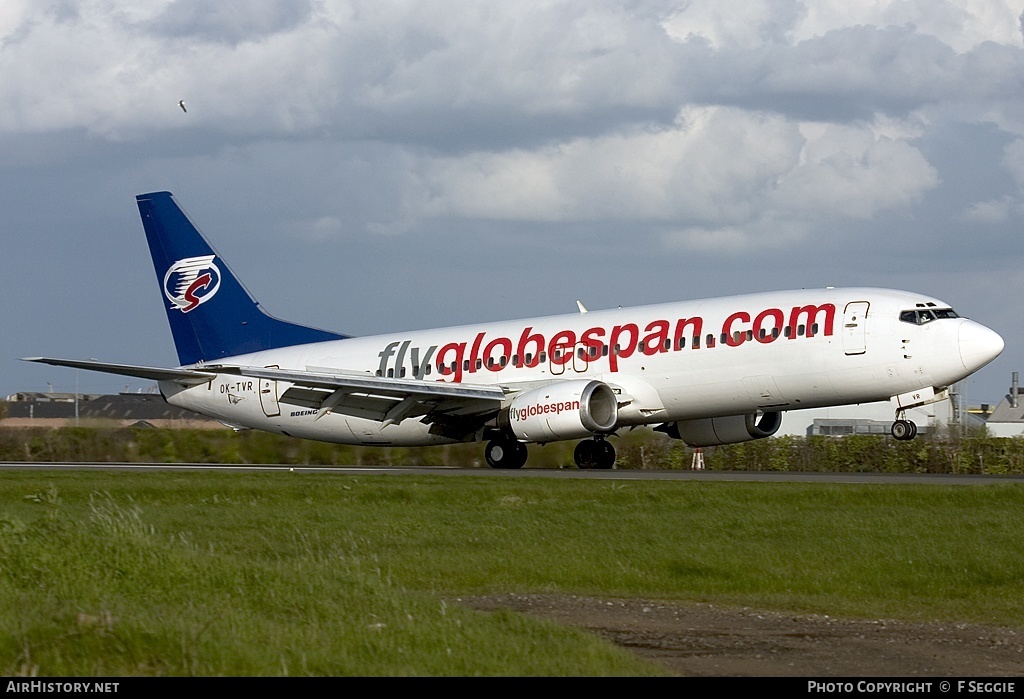 Aircraft Photo of OK-TVR | Boeing 737-4Y0 | Flyglobespan | AirHistory.net #67821