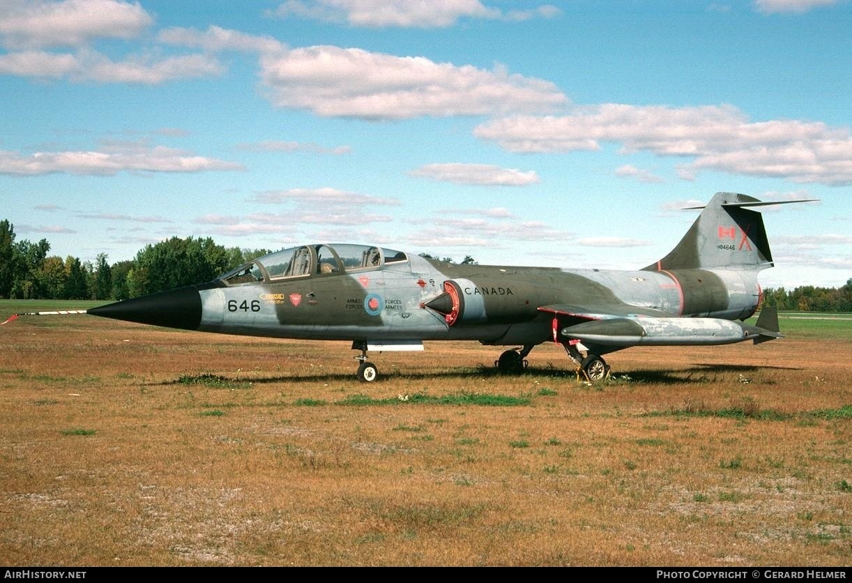 Aircraft Photo of 104646 | Lockheed CF-104D Starfighter Mk.1 | Canada - Air Force | AirHistory.net #67828
