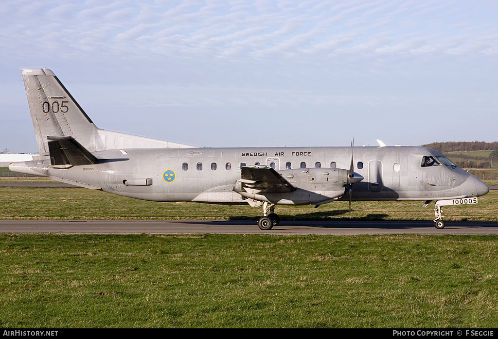 Aircraft Photo of 100005 | Saab S100B Argus (340AEW) | Sweden - Air Force | AirHistory.net #67832