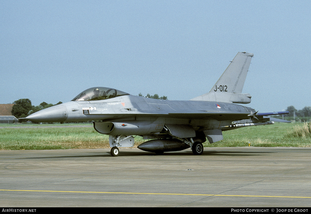 Aircraft Photo of J-012 | General Dynamics F-16A Fighting Falcon | Netherlands - Air Force | AirHistory.net #67839