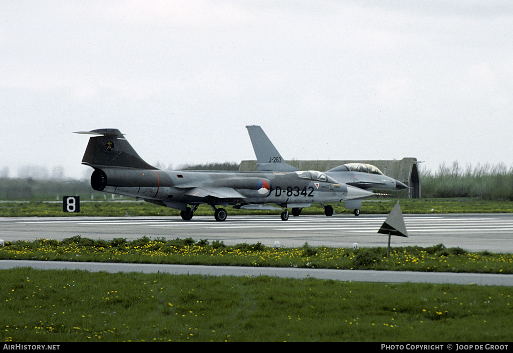 Aircraft Photo of D-8342 | Lockheed F-104G Starfighter | Netherlands - Air Force | AirHistory.net #67850