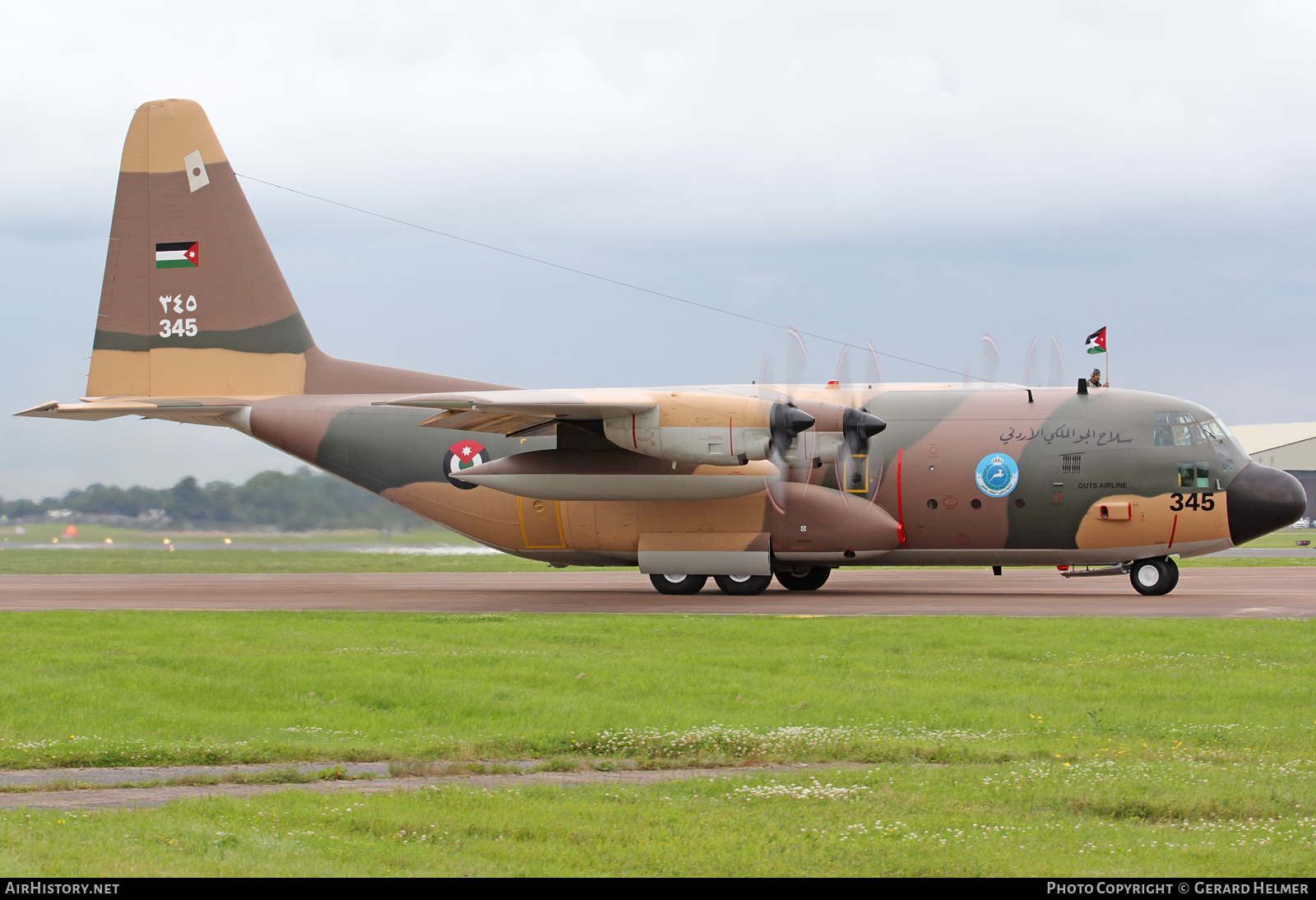 Aircraft Photo of 345 | Lockheed C-130H Hercules | Jordan - Air Force | AirHistory.net #67891