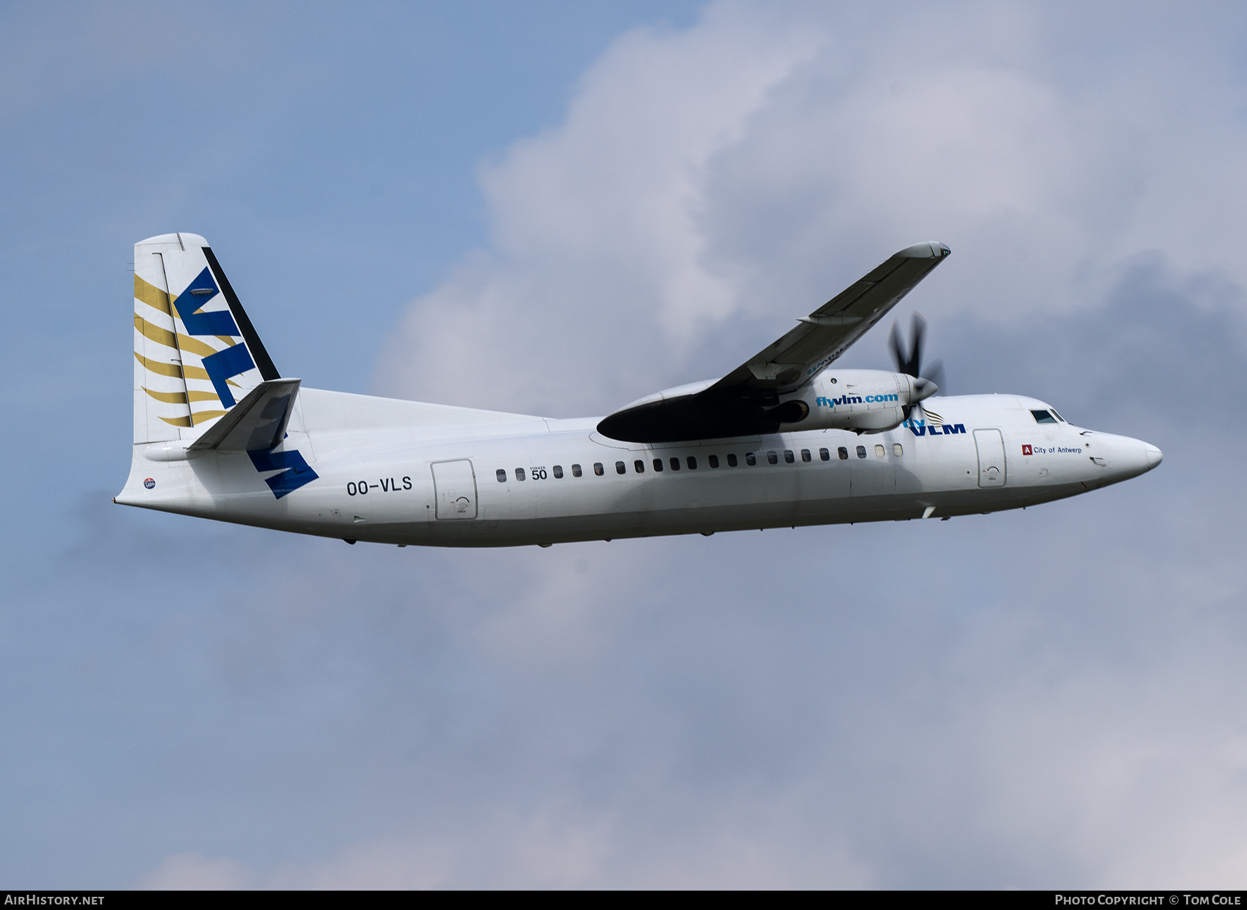 Aircraft Photo of OO-VLS | Fokker 50 | VLM Airlines | AirHistory.net #67894