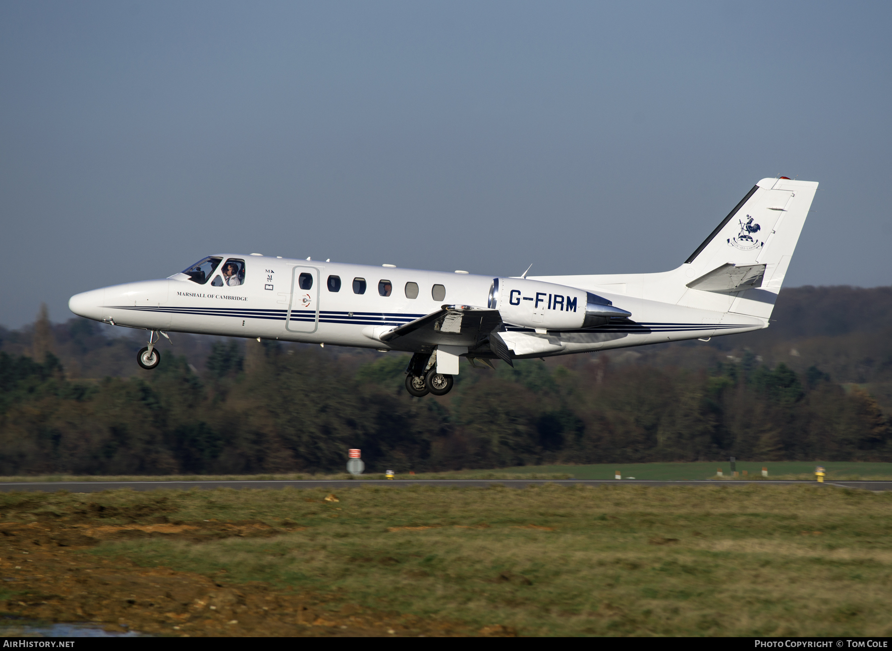Aircraft Photo of G-FIRM | Cessna 550 Citation Bravo | Marshall of Cambridge | AirHistory.net #67898