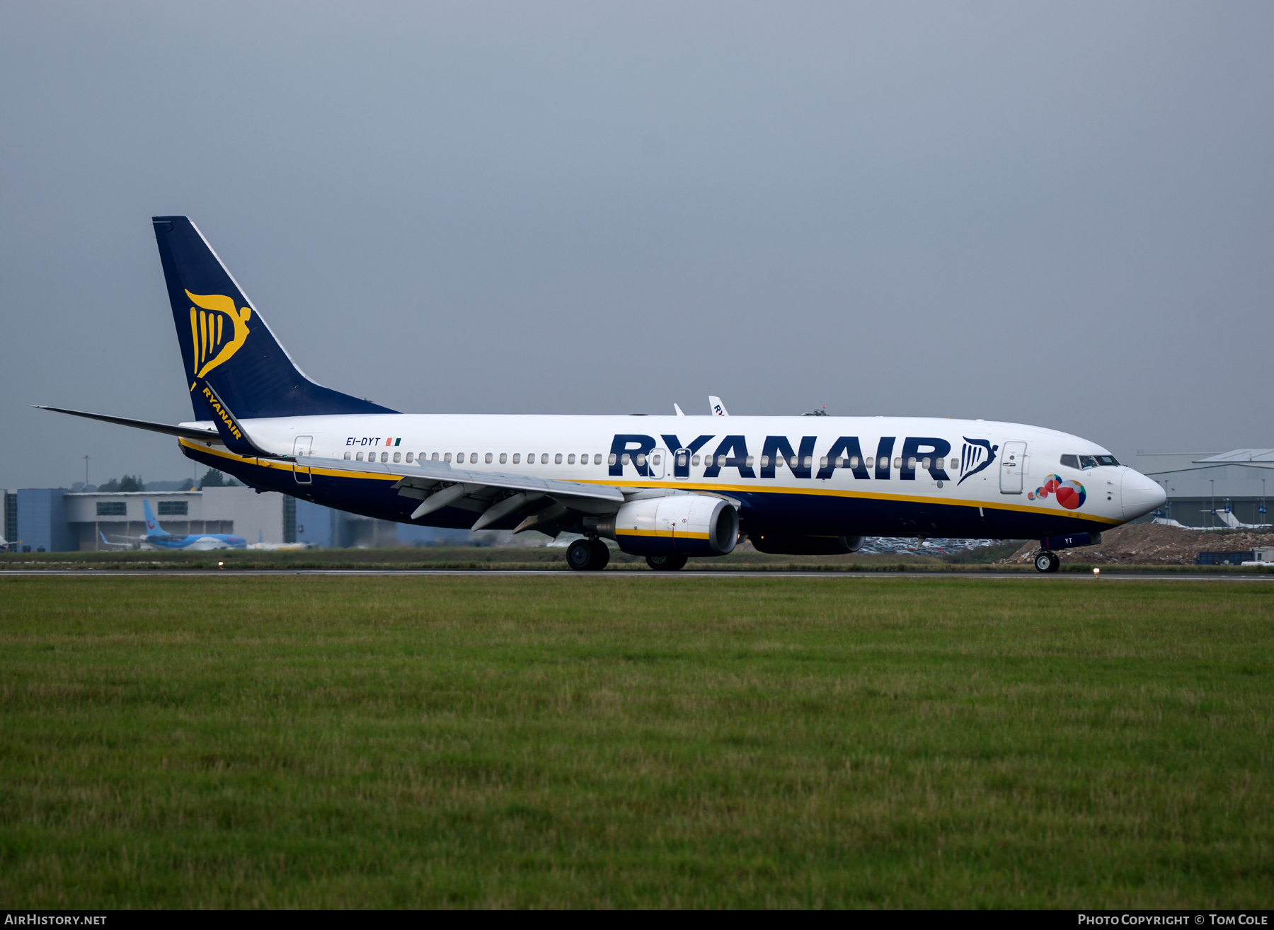 Aircraft Photo of EI-DYT | Boeing 737-8AS | Ryanair | AirHistory.net #67907
