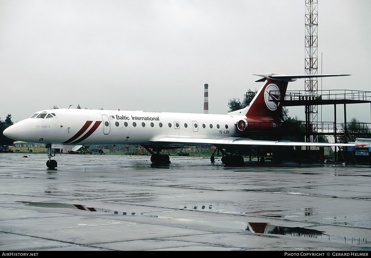 Aircraft Photo of YL-LBK | Tupolev Tu-134B-3 | Baltic International | AirHistory.net #67933