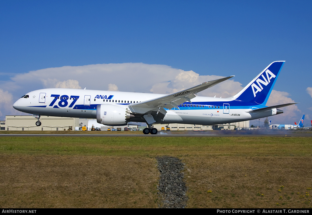 Aircraft Photo of JA823A | Boeing 787-8 Dreamliner | All Nippon Airways - ANA | AirHistory.net #67934