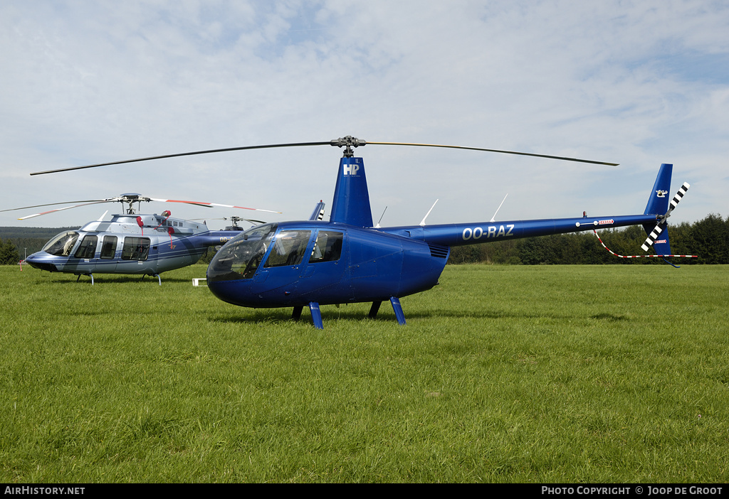 Aircraft Photo of OO-RAZ | Robinson R-44 Raven II | Heli Partner | AirHistory.net #67942