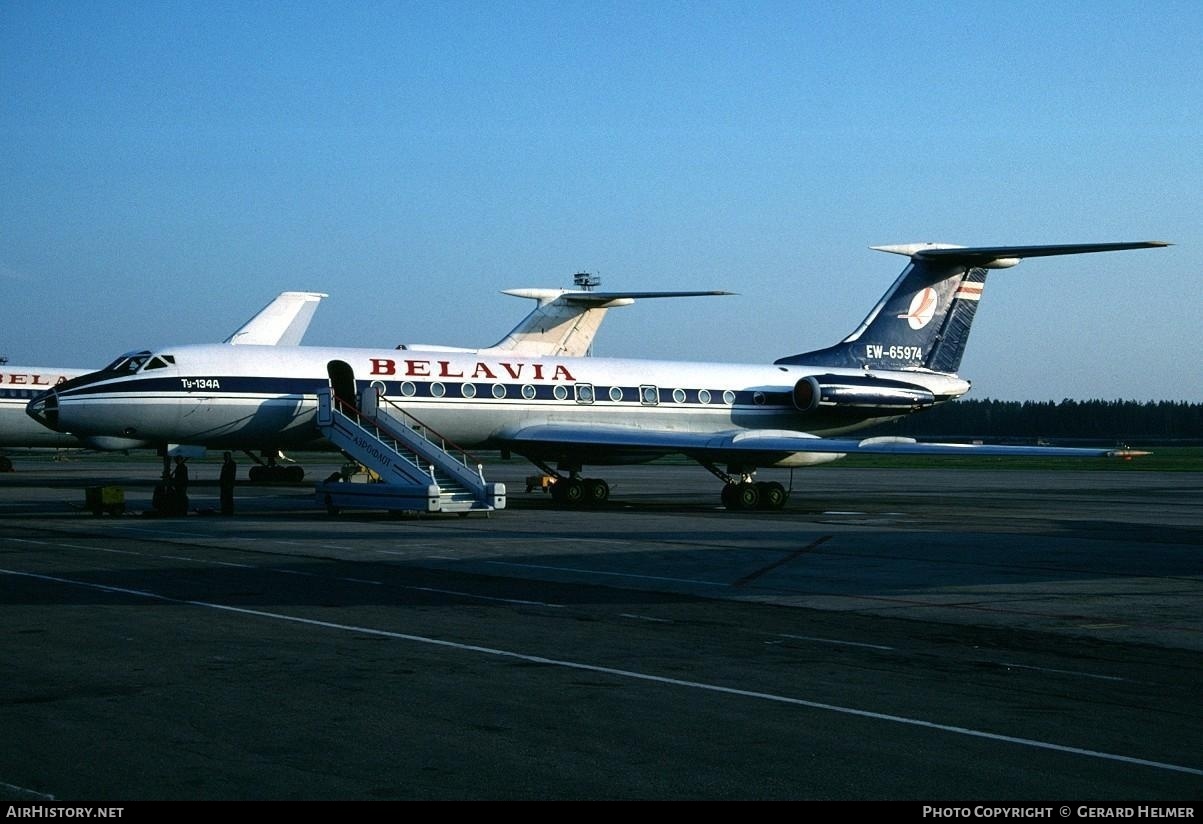 Aircraft Photo of EW-65974 | Tupolev Tu-134A | Belavia | AirHistory.net #67944
