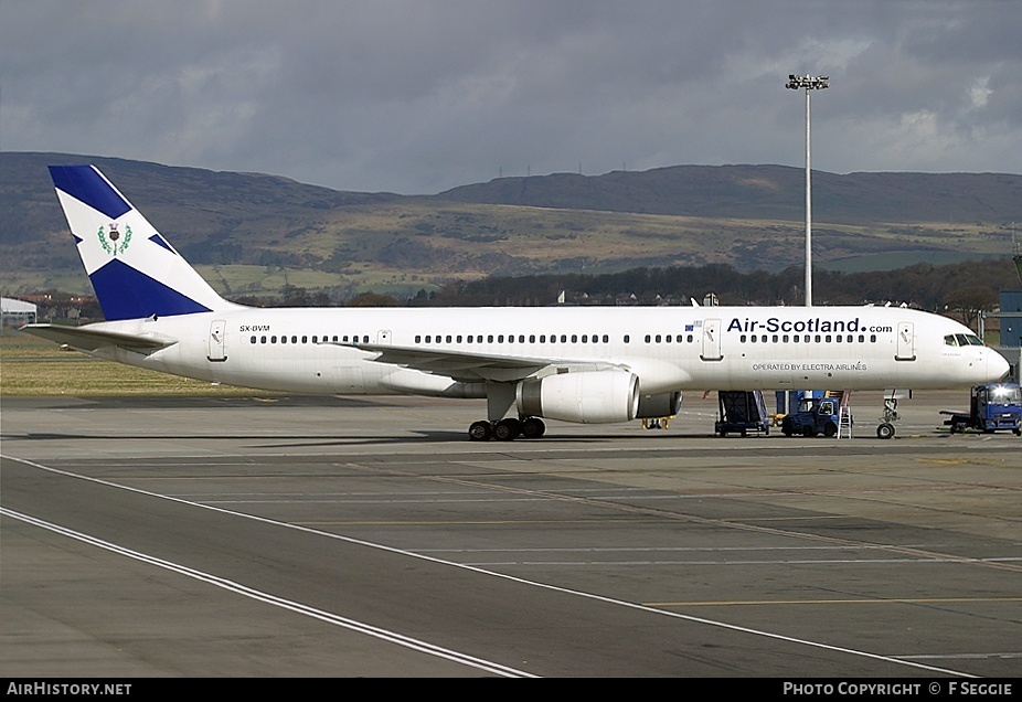 Aircraft Photo of SX-BVM | Boeing 757-2G5 | Air-Scotland | AirHistory.net #67946