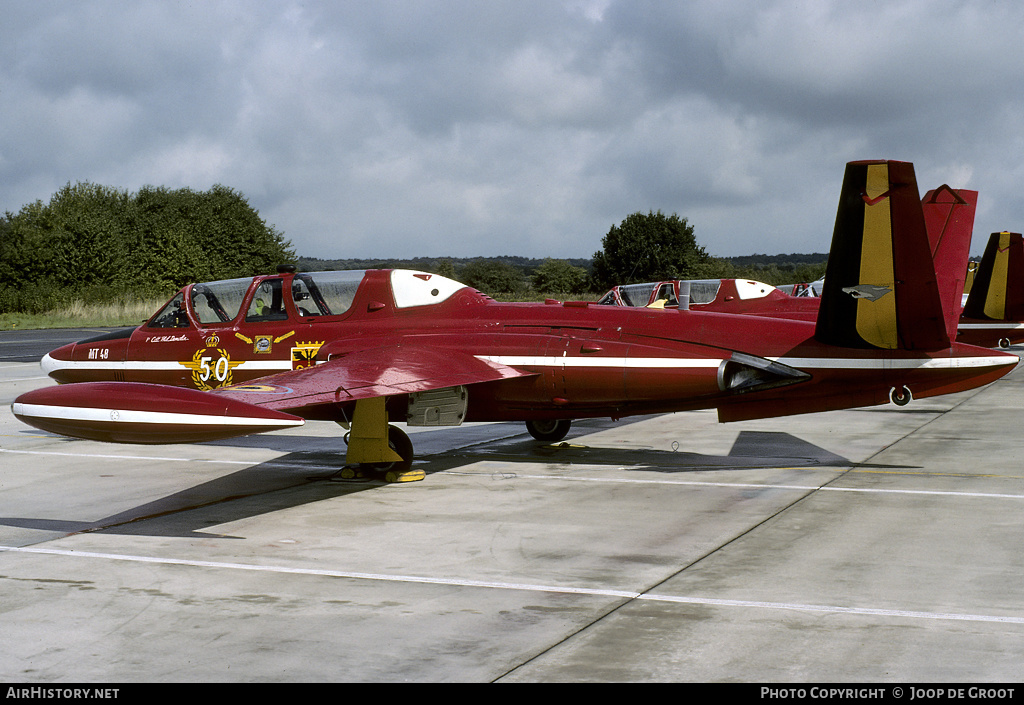 Aircraft Photo of MT48 | Fouga CM-170R Magister | Belgium - Air Force | AirHistory.net #67947