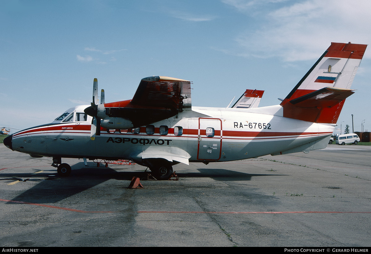 Aircraft Photo of RA-67652 | Let L-410UVP-E Turbolet | Aeroflot | AirHistory.net #67970