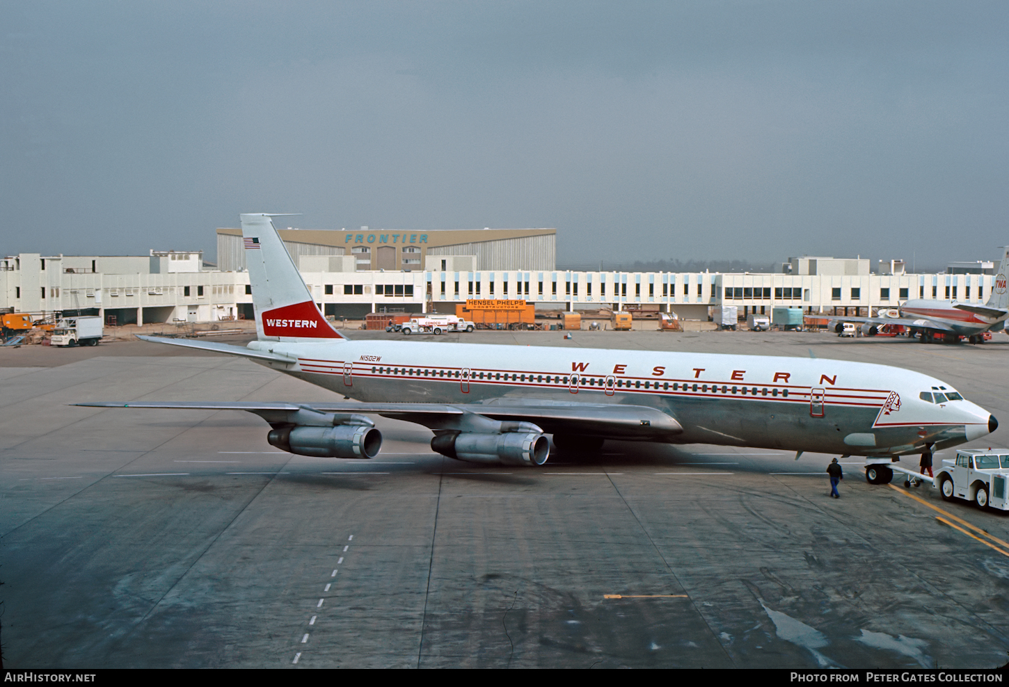 Aircraft Photo of N1502W | Boeing 707-347C | Western Airlines | AirHistory.net #67988