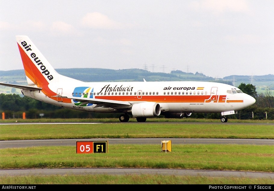 Aircraft Photo of EC-GFU | Boeing 737-3Y0 | Air Europa | AirHistory.net #68010