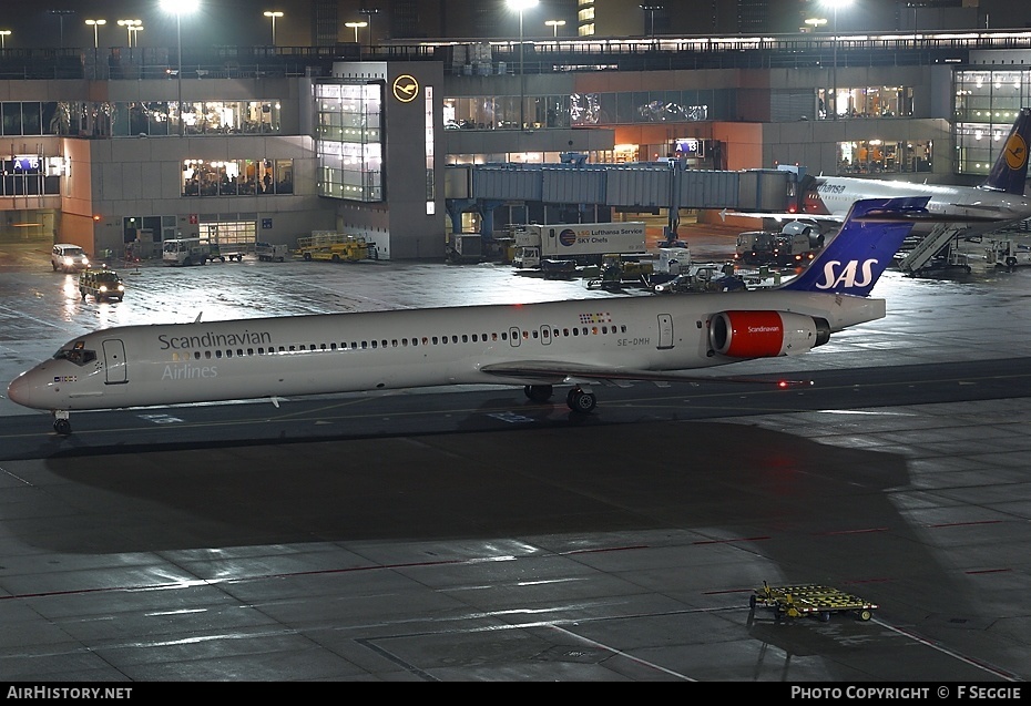 Aircraft Photo of SE-DMH | McDonnell Douglas MD-90-30 | Scandinavian Airlines - SAS | AirHistory.net #68032