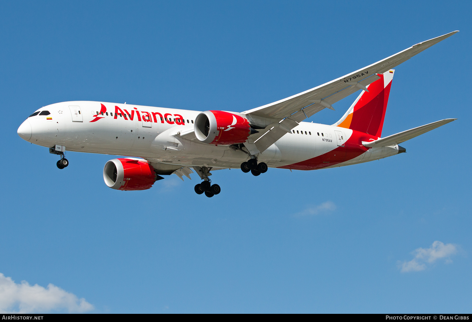Aircraft Photo of N795AV | Boeing 787-8 Dreamliner | Avianca | AirHistory.net #68038