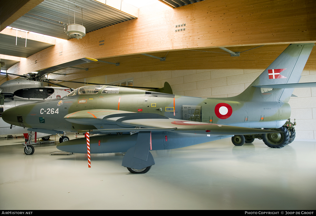 Aircraft Photo of C-264 | Republic RF-84F Thunderflash | Denmark - Air Force | AirHistory.net #68062