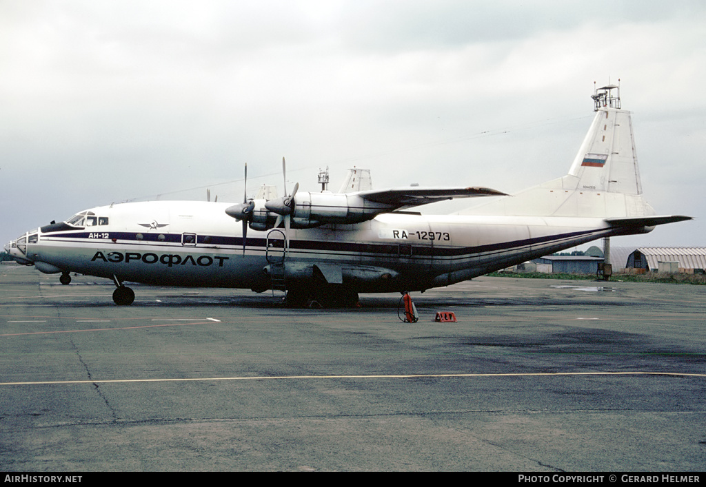 Aircraft Photo of RA-12973 | Antonov An-12B | Aeroflot | AirHistory.net #68065